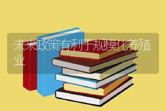 未来政策有利于规模化养殖业 | 家畜养殖