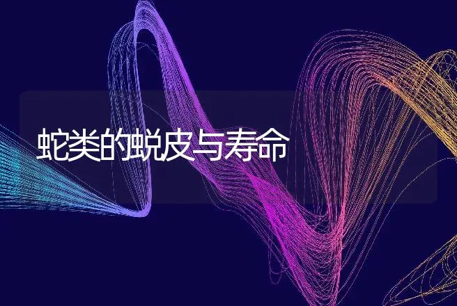 蛇类的蜕皮与寿命 | 动物养殖