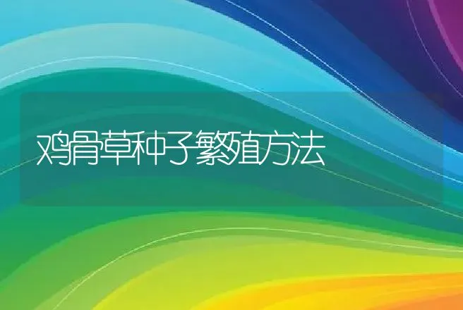 鸡骨草种子繁殖方法 | 动物养殖