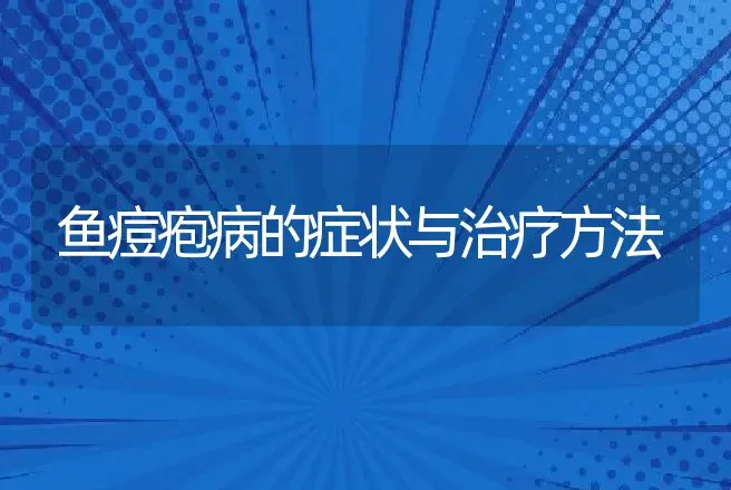 鱼痘疱病的症状与治疗方法 | 水产知识