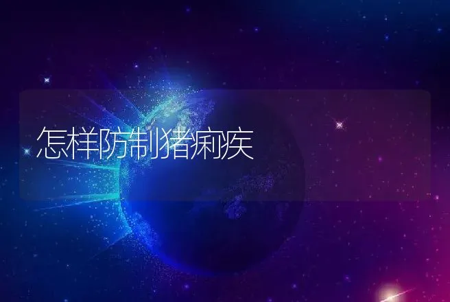 怎样防制猪痢疾 | 动物养殖