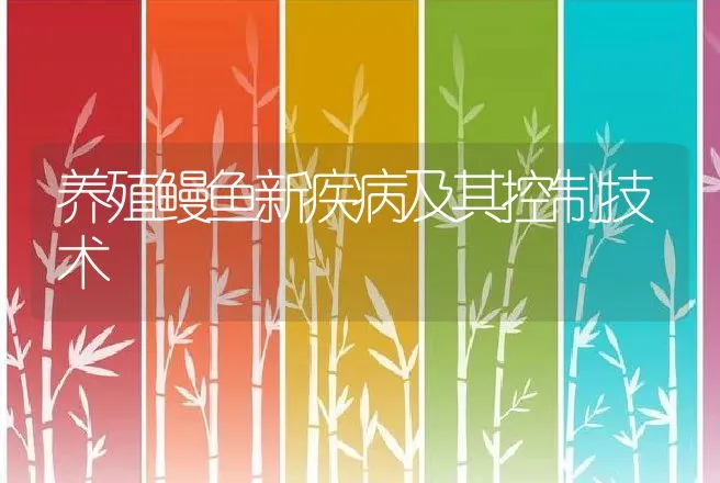 养殖鳗鱼新疾病及其控制技术 | 动物养殖