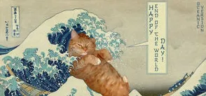 网友将自己的胖猫PS到名画中 毫无违和感！ | 宠物猫图片