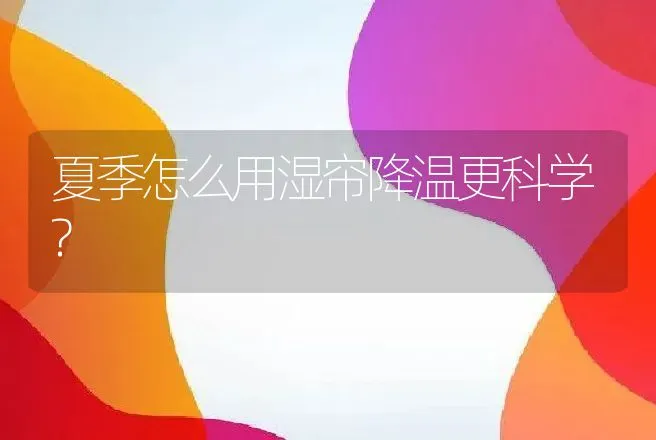 夏季怎么用湿帘降温更科学? | 家禽养殖