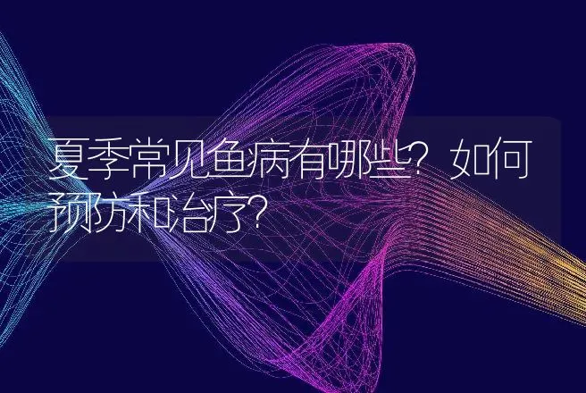 夏季常见鱼病有哪些？如何预防和治疗？ | 水产知识