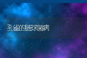 孔雀的链球菌病