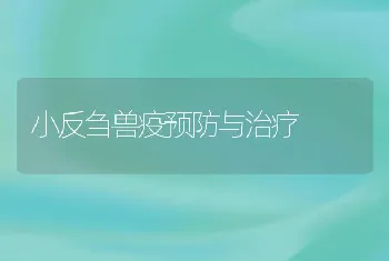 小反刍兽疫预防与治疗