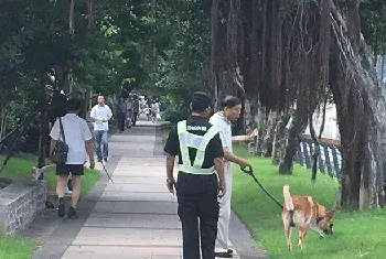 福州晋安河公园加强整治宠物入园